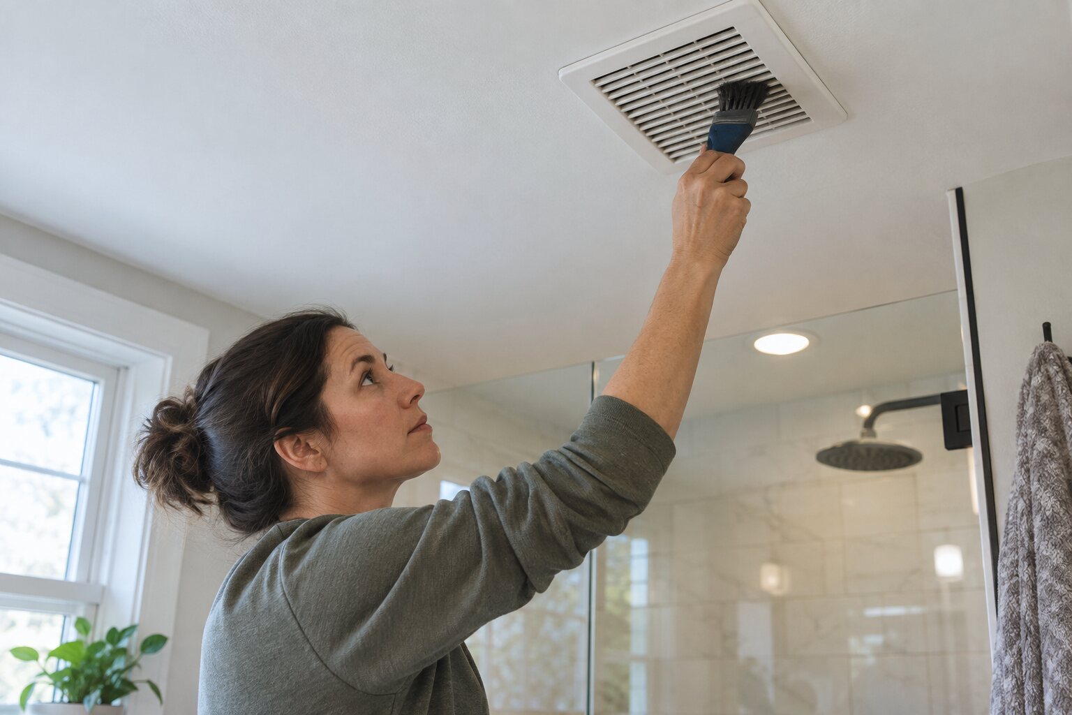 How to Clean Dust from a Bathroom Exhaust Fan Grille