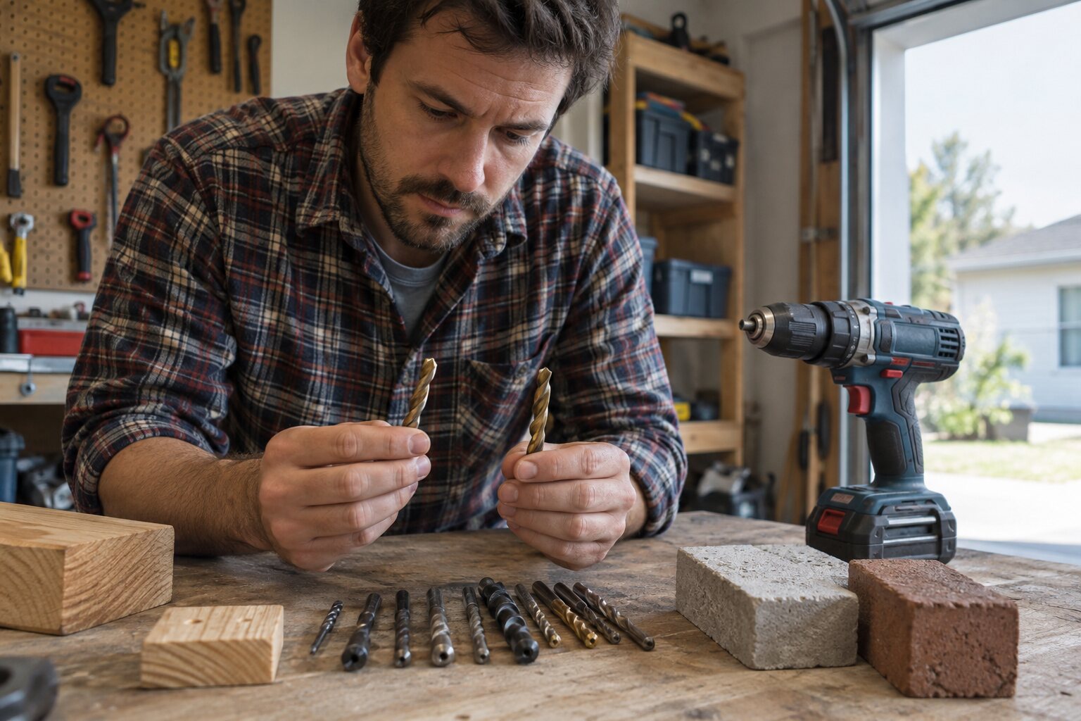 How to Choose the Right Drill Bit for Wood, Masonry, or Metal