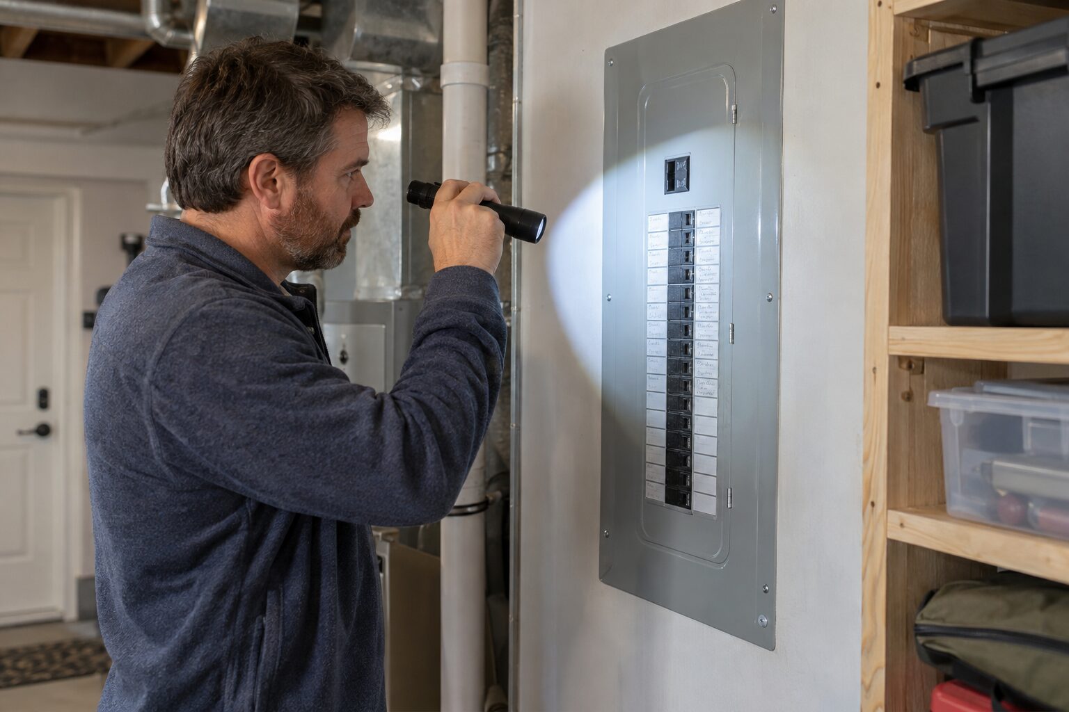 How to Read an Electrical Panel Label Before Resetting a Breaker
