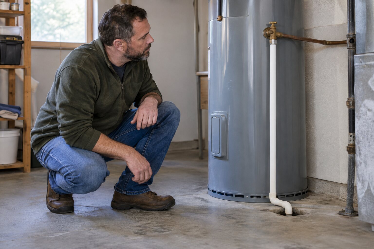 How to Inspect a Water Heater Discharge Pipe Safely