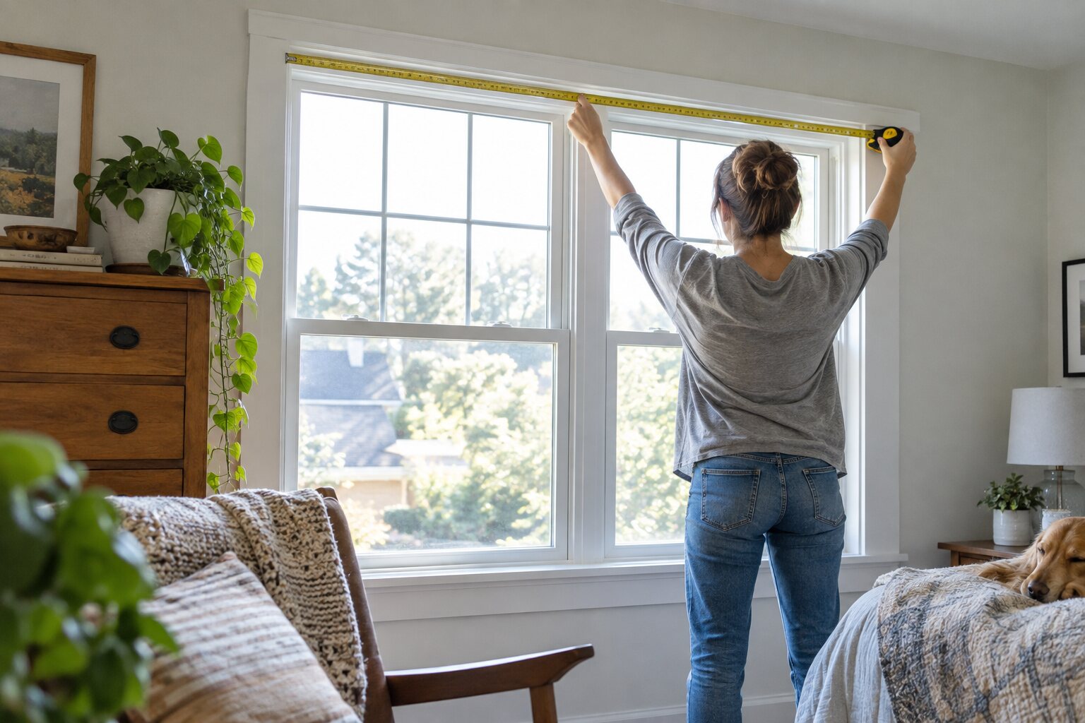 How to Measure a Window Before Installing a Curtain Rod