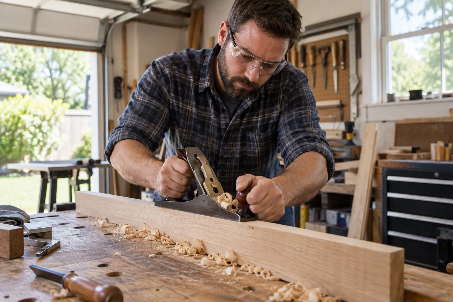 How to Smooth a Rough Board Edge with a Hand Plane
